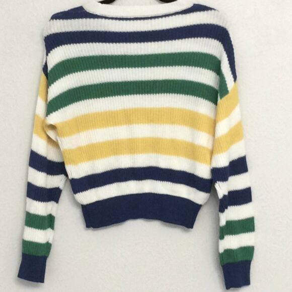 Garage Long Sleeve Sweater color block - Picture 5 of 5